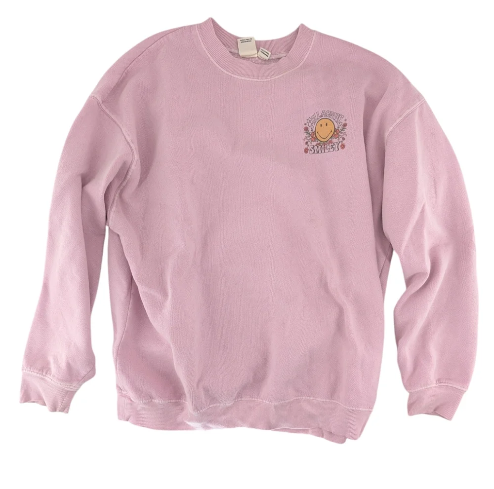 Billabong x Smiley Ridin Happy Set Pink Size Small - Picture 2 of 16
